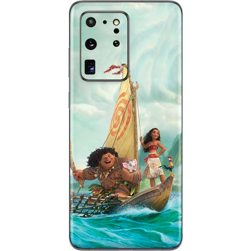 Disney Moana and Maui Set Sail Galaxy S20 Ultra 5G Skin